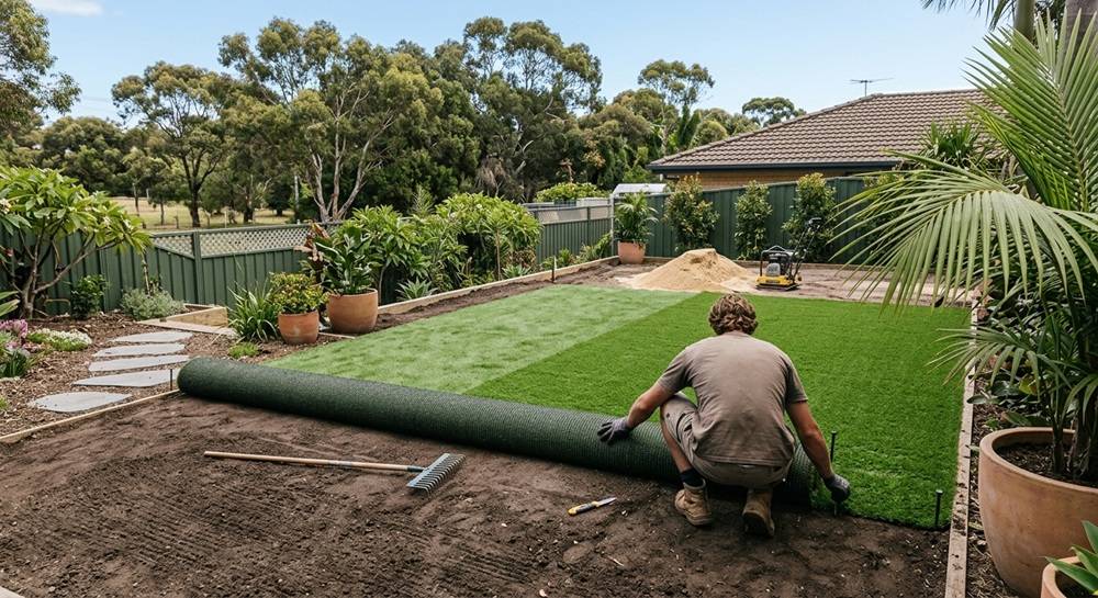 How to Lay Artificial Grass on Soil in Australia